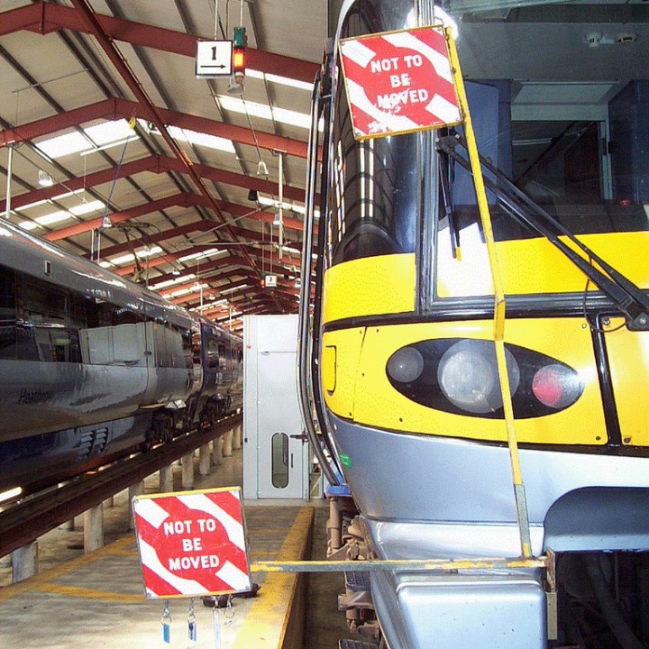 MCE HTR1 & 2 “Not To Be Moved” signs for Heathrow Express